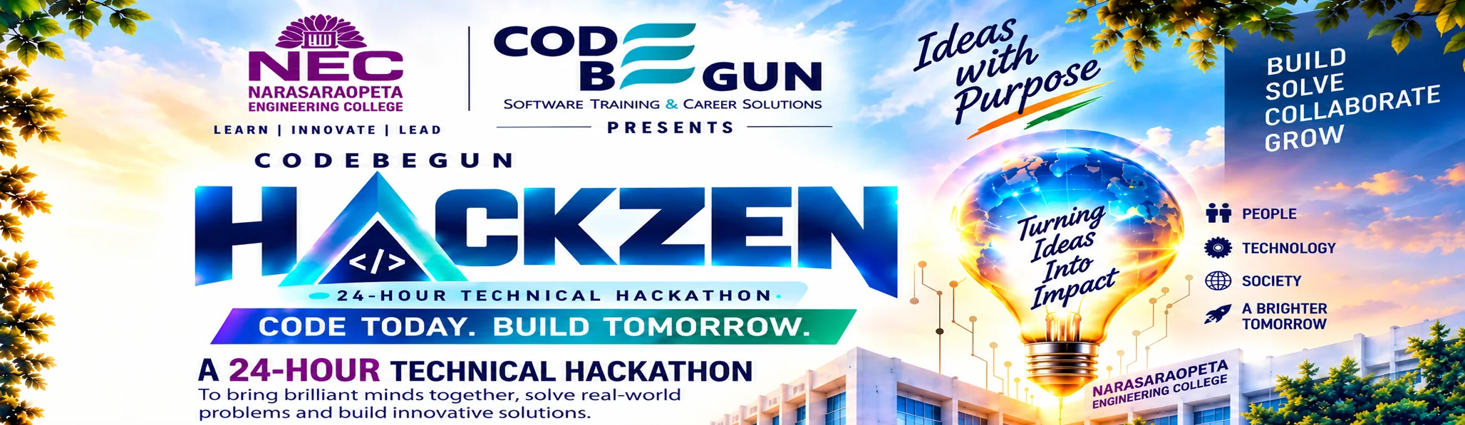 CodeBegun HackZen — A 24-Hour Technical Hackathon